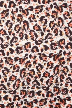 Pink Animal Print Midi Dress -Outlet Clothyne Store 00100031402 ZS