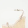 Nude Embellished Strappy Wedges 2 Nude Embellished Strappy Wedges -Outlet Clothyne Store 00100033261 ZM