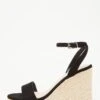 Black Woven Wedges -Outlet Clothyne Store 00100033297 ZM