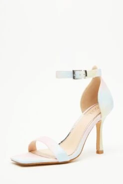 Multicoloured Faux Leather Heeled Sandals -Outlet Clothyne Store 00100034498 XB