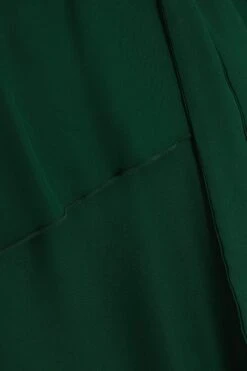 Green Chiffon Wrap Maxi Dress -Outlet Clothyne Store 00100035677 ZS