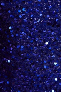 Royal Blue Sequin One Shoulder Mini Dress -Outlet Clothyne Store 00100035762 ZS