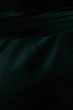 Bottle Green Velvet Wrap Midi Dress 13 Bottle Green Velvet Wrap Midi Dress -Outlet Clothyne Store 00100036005 ZS