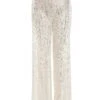 Champagne Sequin Palazzo Trousers -Outlet Clothyne Store 00100036145 ZM