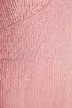 Pink Chiffon Crinkle Midi Dress 13 Pink Chiffon Crinkle Midi Dress -Outlet Clothyne Store 00100036160 ZS