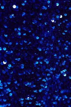 Royal Blue Sequin Bodycon Mini Dress -Outlet Clothyne Store 00100036203 ZS