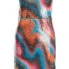 Multicoloured Sequin Marble Bandeau Mini Dress -Outlet Clothyne Store 00100036270 ZM