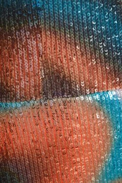 Multicoloured Sequin Marble Bandeau Mini Dress -Outlet Clothyne Store 00100036270 ZS