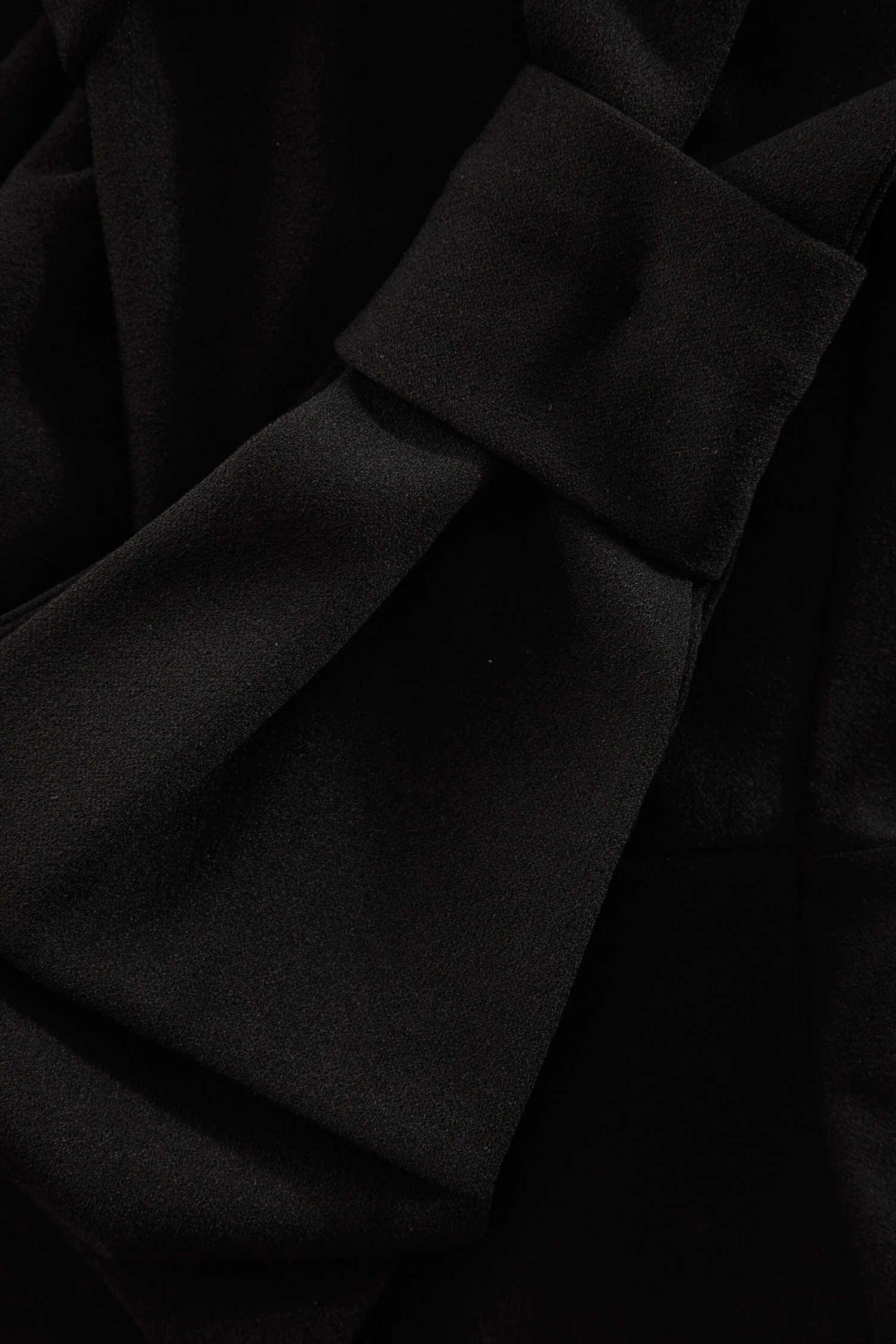 Black One Shoulder Bow Midi Dress 8 Black One Shoulder Bow Midi Dress - Image 6