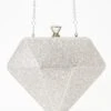 Silver Diamond Bag
