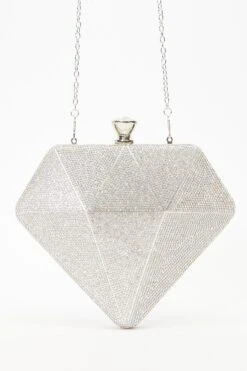Silver Diamond Bag