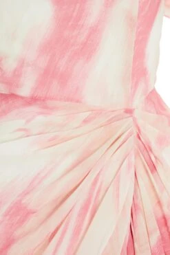 Pink Brush Stroke Midi Dress 13 Pink Brush Stroke Midi Dress -Outlet Clothyne Store 00100036521 ZS