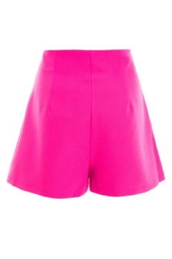 Pink Button Tailored Shorts -Outlet Clothyne Store 00100036667 ZB