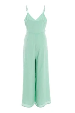 Mint Chiffon Frill Jumpsuit 12 Mint Chiffon Frill Jumpsuit -Outlet Clothyne Store 00100036836 ZB