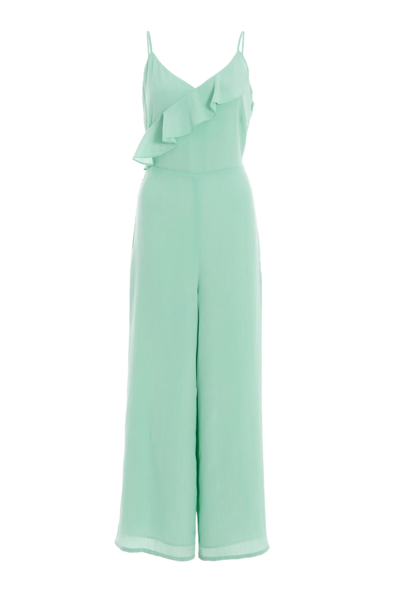 Mint Chiffon Frill Jumpsuit 3 Mint Chiffon Frill Jumpsuit