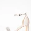 Champagne Satin Diamante Heeled Sandals -Outlet Clothyne Store 00100036972 ZM