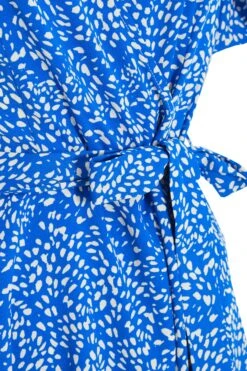 Blue Smudge Animal Print Mini Dress -Outlet Clothyne Store 00100037104 ZS