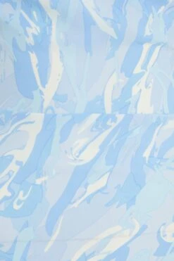 Light Blue Brush Stroke Tie Back Split Midi Dress -Outlet Clothyne Store 00100037202 ZS