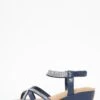 Navy Cross Front Comfort Wedges -Outlet Clothyne Store 00100037236 ZM