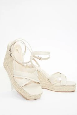 Nude Cross Strap Wedges -Outlet Clothyne Store 00100037261 XS
