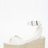 White Twist Front Wedges -Outlet Clothyne Store 00100037275 ZM