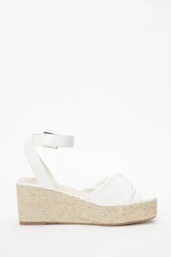 White Twist Front Wedges -Outlet Clothyne Store 00100037275 ZS