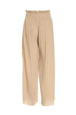 Petite Stone Pleated Wide Leg Trousers -Outlet Clothyne Store 00100037395 ZB
