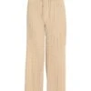 Petite Stone Pleated Wide Leg Trousers 2 Petite Stone Pleated Wide Leg Trousers -Outlet Clothyne Store 00100037395 ZM