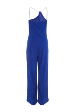 Royal Blue Palazzo Jumpsuit -Outlet Clothyne Store 00100037571 ZB
