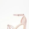 Wide Fit Pink Satin Diamante Heeled Sandals -Outlet Clothyne Store 00100037647 ZM