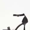 Wide Fit Black Heeled Sandals -Outlet Clothyne Store 00100037673 ZM