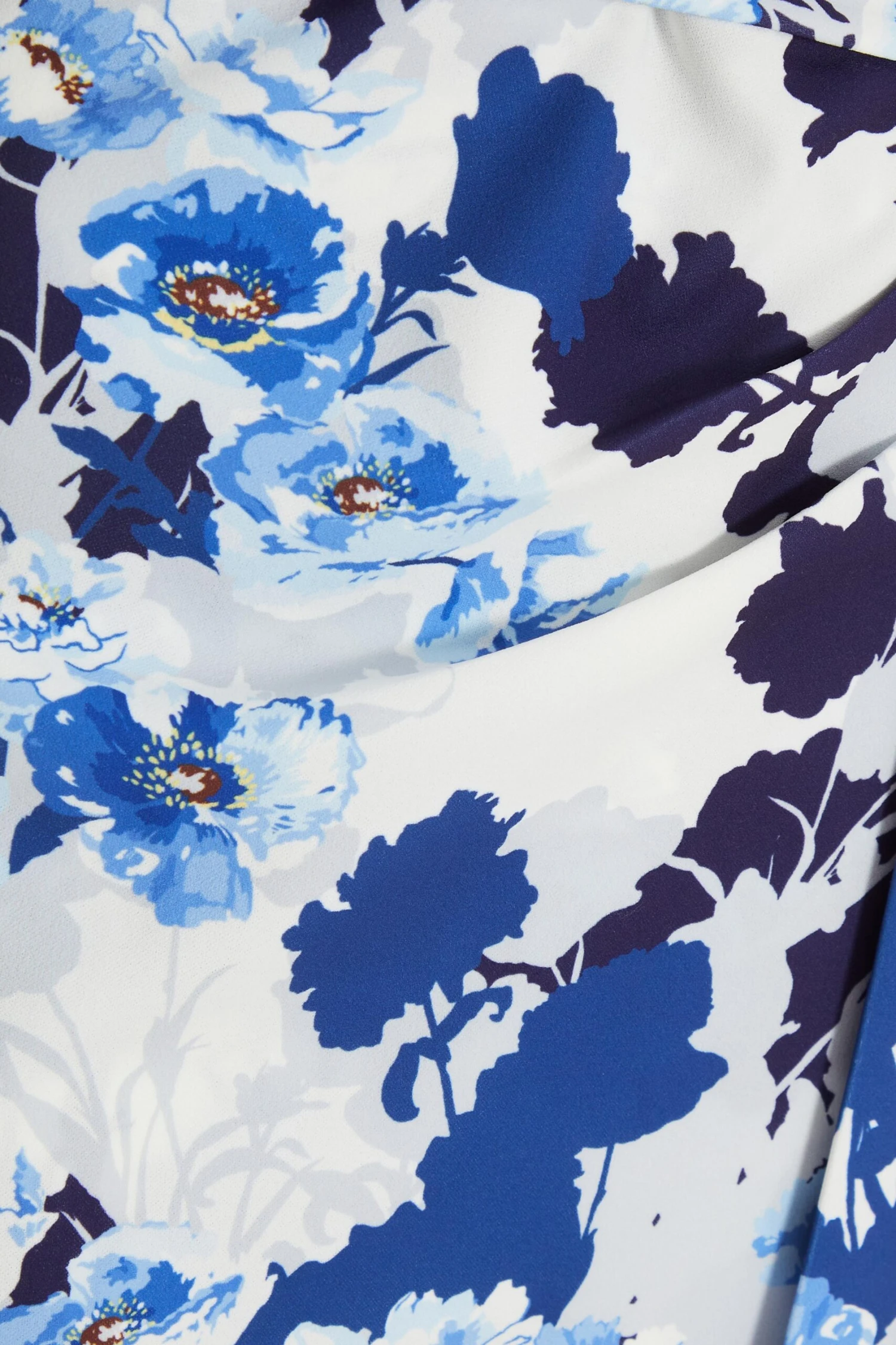 Navy Floral Wrap Midi Dress 8 Navy Floral Wrap Midi Dress - Image 6