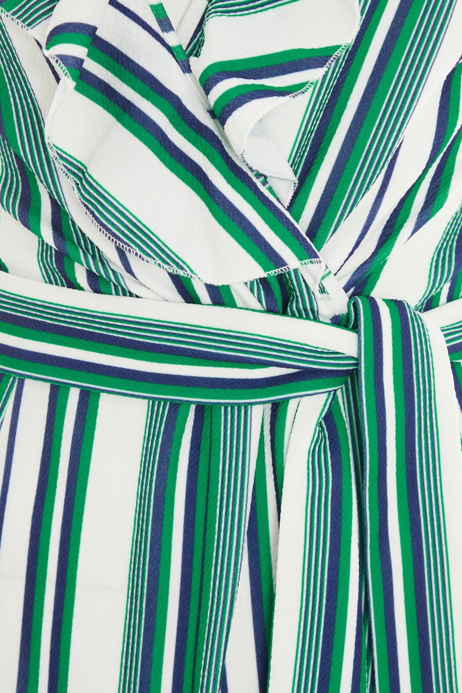 Green Striped Culotte Jumpsuit 8 Green Striped Culotte Jumpsuit - Image 6