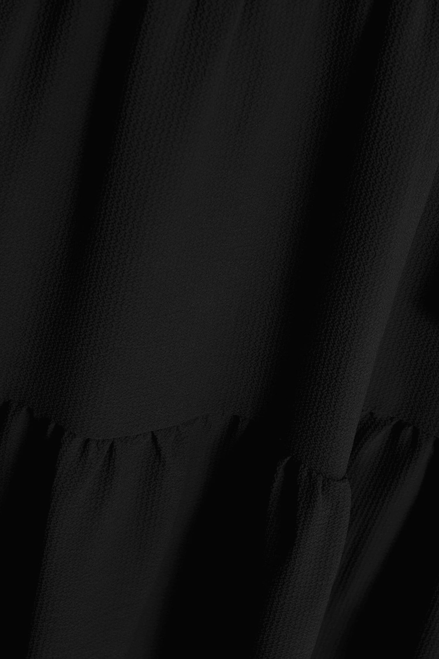 Black Tiered Dip Hem Midi Dress 7 Black Tiered Dip Hem Midi Dress - Image 6