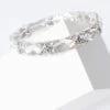 Silver Diamante Oval Stretch Bracelet -Outlet Clothyne Store 00100037913 ZM