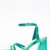 Aqua Cross Strap Block Heeled Sandals -Outlet Clothyne Store 00100037923 ZM