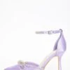 Lilac Diamante Bow Court Heels -Outlet Clothyne Store 00100037992 ZM