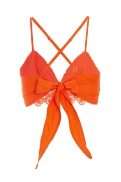 Orange Crochet Crop Top 12 Orange Crochet Crop Top -Outlet Clothyne Store 00100038002 ZB
