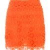Orange Crochet Bodycon Mini Skirt -Outlet Clothyne Store 00100038004 ZM