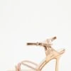 Rose Gold Diamante Strappy Heeled Sandals -Outlet Clothyne Store 00100038026 ZM