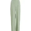 Sage Buckle Palazzo Trousers -Outlet Clothyne Store 00100038052 ZM