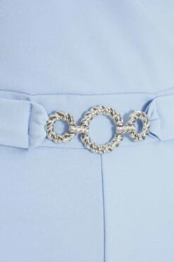 Blue Buckle Palazzo Jumpsuit -Outlet Clothyne Store 00100038076 ZS