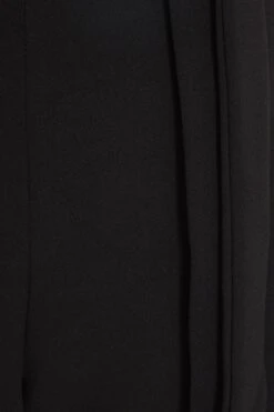 Black Halter Neck Culotte Jumpsuit -Outlet Clothyne Store 00100038082 ZS