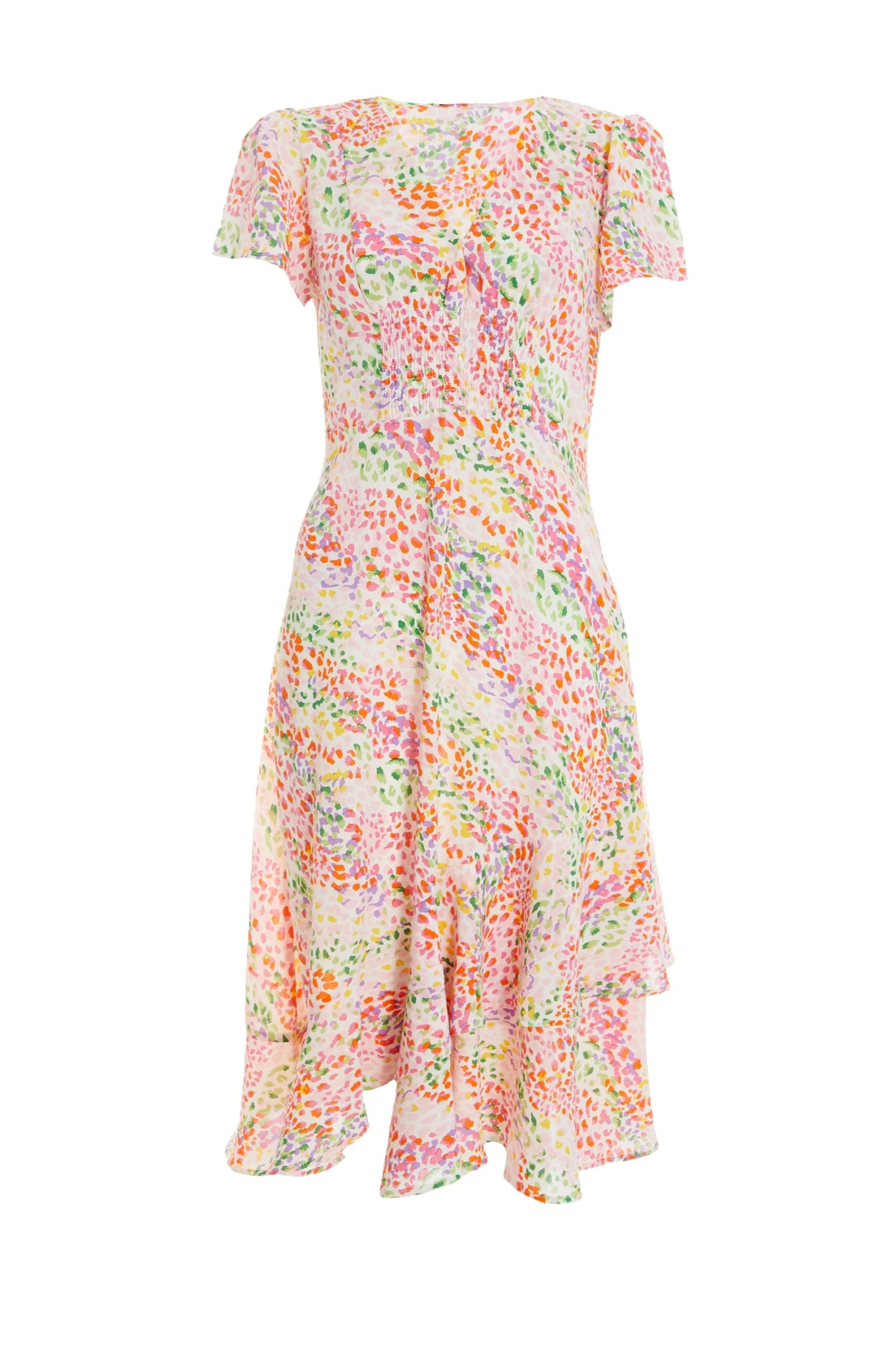 Petite Multicoloured Animal Print Midi Dress 3 Petite Multicoloured Animal Print Midi Dress