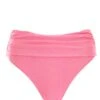Pink High Waist Bikini Bottoms 2 Pink High Waist Bikini Bottoms -Outlet Clothyne Store 00100038157 ZM