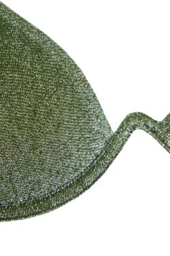Green Shimmer Bikini Top -Outlet Clothyne Store 00100038160 ZS
