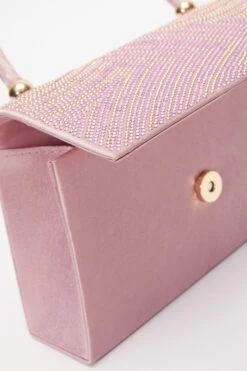 Pink Diamante Mini Tote Bag -Outlet Clothyne Store 00100038177 XS