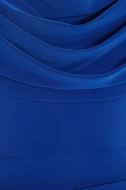 Royal Blue Ruched Bodycon Mini Dress -Outlet Clothyne Store 00100038200 ZS