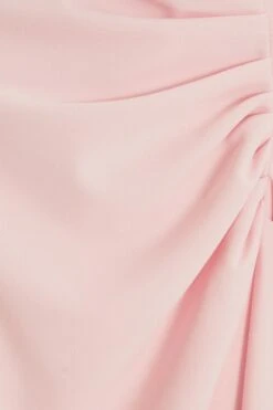 Pink Chain Ruched Midi Dress -Outlet Clothyne Store 00100038211 ZS