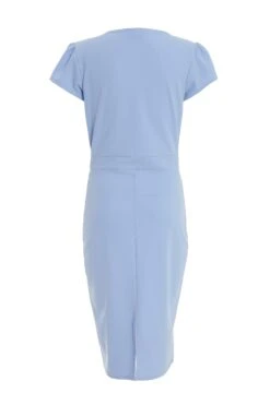 Light Blue Cap Sleeve Midi Dress 12 Light Blue Cap Sleeve Midi Dress -Outlet Clothyne Store 00100038248 ZB
